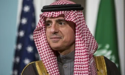 Le ministre des Affaires étrangÚres saoudien Adel al Jubeir à Washington, le 12 janvier 2018