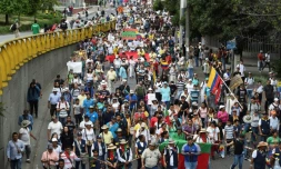 Manifestation contre le gouvernement du président Ivan Duque, le 4 décembre 2019 à Medellin, en Colombie