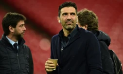 Le gardien de la Juventus Gianluigi Buffon lors de la reconnaissance de la pelouse à Wembley, le 6 mars 2018 