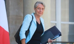 La ministre de la Transition écologique, Elisabeth Borne, le 27 mai 2020 à Paris