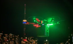 Un drone transportant des poumons pour une greffe à Toronto au Canada fin septembre 2021