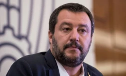 Le vice-premier ministre et ministre de l'Intérieur italien Matteo Salvini le 17 octobre 2018 à Moscou