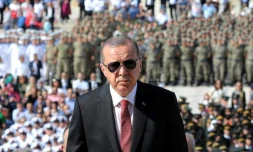 Le président turc Recep Tayyip Erdogan, le 30 août 2017 à Ankara