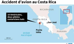 Accident d'avion au Costa Rica