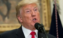 Le président américain Donald Trump, le 20 juillet 2017 à Washington