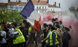 Manifestation de "gilets jaunes" à Lyon, le 11 mai 2019