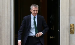 Le ministre de la Défense britannique Dan jarvis à Londres le 12 juin 2026