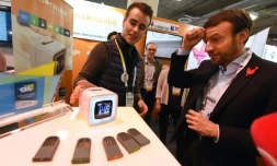 Emmanuel Macron à Las Vegas le 7 janvier 2016