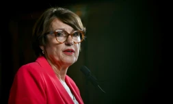 La ministre de l'Agriculture, Annie Genevard, le  4 septembre 2026 à Paris