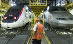 Le centre de maintenance des TGV de Châtillon, le 31 juillet 2018