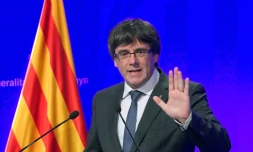 Le président indépendantiste de la région catalane, Carles Puigdemont, le 2 octobre 2017 à Barcelone