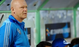 Le Tchèque Ivan Hasek, alors entraîneur des Saoudiens d'Al-Hilal, avant le match de Ligue des champions AFC contre les Iraniens de Piroozi, le 7 mars 2012 à Ryad 