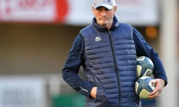 L'entraîneur néo-zélandais de Montpellier, Vern Cotter, avant le match de Top 14 face à Bordeaux, à Montpellier, le 2 mars 2019