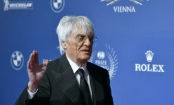 Le patron de la Formule 1 Bernie Ecclestone, le 2 décembre 2016 à Vienne lors d'une remise de prix de la Fédération internationale