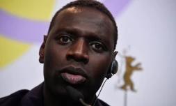 L'acteur français Omar Sy lors d'une conférence de presse le 28 février 2020
