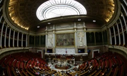 Vue de l'Assemblée nationale à Paris le 17 décembre 2020