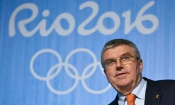 Le président du CIO Thomas Bach, le 4 août 2016 à Rio
