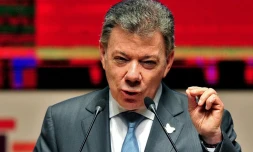 Le président Juan Manuel Santos lors du sommet de l'Apec à Lima, le 19 novembre 2016