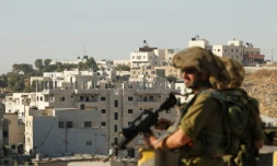 Des soldats israélien à Hébron en Cisjordanie, le 26 juillet 2016