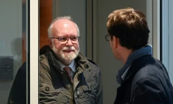 Le trésorier du Front national Wallerand de Saint Just, le 6 novembre 2019 au tribunal de grande instance de Paris