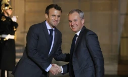 François de Rugy et Emmanuel Macron à l'Elysée, le 20 novembre 2017