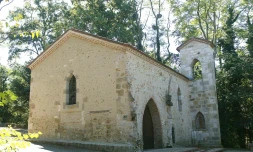 La chapelle Notre-Dame-du-Rugby, le 19 septembre 2007, à Larrivière Saint-Savin, dans les Landes