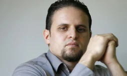 Un ex-détenu français de Guantanamo, Mourad Benchellali, le 13 mai 2015 à Gennevilliers