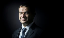 Ahmet Ogras, alors vice-président du Conseil français du culte musulman (CFCM) le 8 janvier 2016 à Paris
