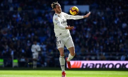L'ailier gallois du Real Madrid Gareth Bale lors d'un match contre Gérone, le 17 février 2019 à Bernabeu