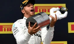 Le Britannique Lewis Hamilton vainqueur GP de France de F1 au Castelet le 23 juin 2019 