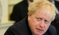 Le Premier ministre britannique Boris Johnson lors d'une réunion du cabinet au 10 Downing Street, le 7 juin 2022 à Londres