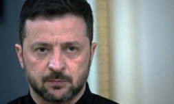 Le président ukrainien Volodymyr Zelensky le 19 mai 2025 à Kiev