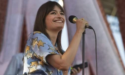 Clara Luciani au festival des Vieilles Charrues le 14 juillet 2022