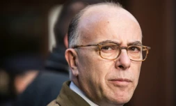 Le ministre français de l'Intérieur Bernard Cazeneuve, le 7 janvier 2016 à Paris