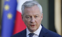 Le ministre de l'Economie Bruno Le Maire à l'Elysée, le 28 février 2022