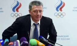 Dmitri Chliakhtine, le nouveau président de la Fédération russe d'athlétisme (Araf), le 16 janvier 2016 à Moscou