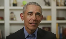 Barack Obama dans sa vidéo d'annonce de son soutien à Joe Biden dans la présidentielle américaine, le 14 avril 2020