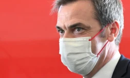 Olivier Véran le 24 février 2021 à Dunkerque