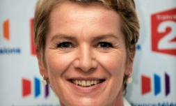 La journaliste Elise Lucet pose le 05 septembre 2011 à Paris