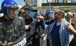 Manifestation Ă Alger Ă l'occasion de la FĂȘte du travail le 1er mai 2019