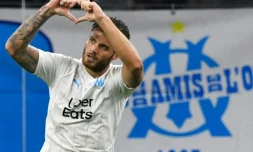 Le défenseur de Marseille Duje Caleta Car buteur lors du match nul 1-1 à domicile face à Rennes le 29 septembre 2019