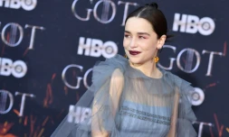 Emilia Clarke, alias Daenerys Targaryen, le 3 avril 2019 à New York