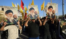 Manifestation pro-iranienne à Bagdad, le 19 août 2026