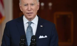 Joe Biden à Washington le 25 février 2022