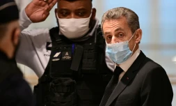 Nicolas Sarkozy au tribunal de Paris le 7 décembre 2020