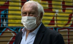 Le président du Conseil scientifique chargé de guider le gouvernement, Jean-François Delfraissy, le 26 avril 2020 à Paris