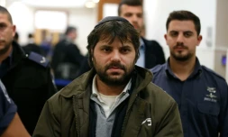 Yosef Haïm Ben-David à son arrivée au tribunal le 20 décembre 2015 à Jérusalem