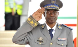 Le Général Gilbert Diendéré, le 18 septembre 2015 à Ouagadougou