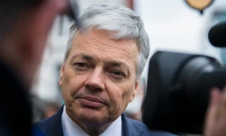 Le ministre belge des Affaires étrangères Didier Reynders (ici le 16  mars 2016 à Bruxelles) estime que Salah Abdeslam, susepct-clé des attentats de Paris, envisageait "quelque chose à Bruxelles"