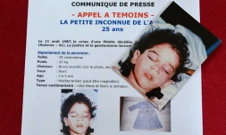 Appel à témoins diffusé en 2012 pour identifier la fillette dont le corps mutilé avait été retrouvé sur l'autoroute Paris-Tours en août 1987